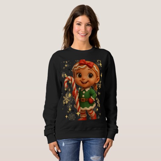 Funny 3D Cartoon Ugly Christmas Sweatshirt (Vorne ganz)