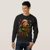 Funny 3D Cartoon Ugly Christmas Sweatshirt (Vorne ganz)