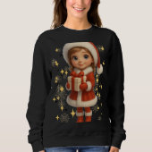 Funny 3D Cartoon Ugly Christmas Sweatshirt  (Vorderseite)