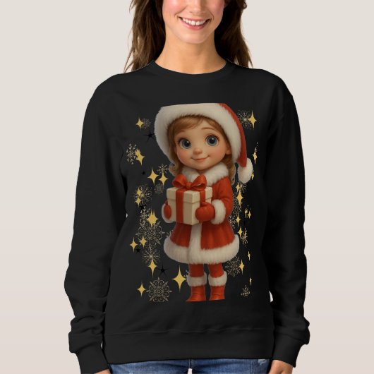 Funny 3D Cartoon Ugly Christmas Sweatshirt (Vorderseite)