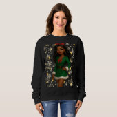 Funny 3D Cartoon Ugly Christmas Sweatshirt  (Vorne ganz)