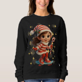 Funny 3D Cartoon Ugly Christmas Sweatshirt  (Vorderseite)