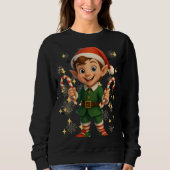 Funny 3D Cartoon Ugly Christmas Sweatshirt (Vorderseite)