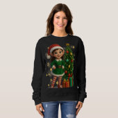 Funny 3D Cartoon Ugly Christmas Sweatshirt (Vorne ganz)