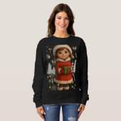 Funny 3D Cartoon Ugly Christmas Sweatshirt  (Vorne ganz)