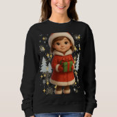 Funny 3D Cartoon Ugly Christmas Sweatshirt  (Vorderseite)