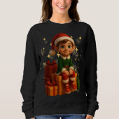 Funny 3D Cartoon Ugly Christmas Sweatshirt  (Vorderseite)