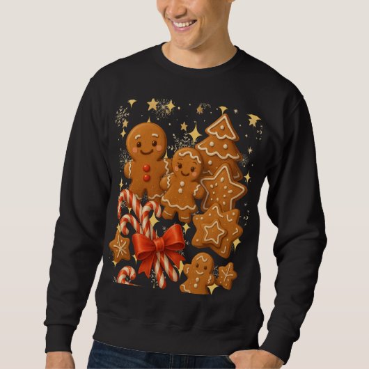 Funny 3D Cartoon Ugly Christmas Sweatshirt  (Vorderseite)