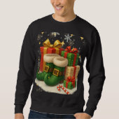 Funny 3D Cartoon Ugly Christmas Sweatshirt  (Vorderseite)