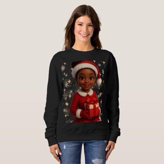Funny 3D Cartoon Ugly Christmas Sweatshirt (Vorne ganz)