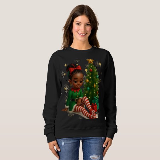Funny 3D Cartoon Ugly Christmas Sweatshirt (Vorne ganz)
