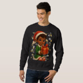 Funny 3D Cartoon Ugly Christmas Sweatshirt (Vorne ganz)