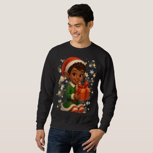 Funny 3D Cartoon Ugly Christmas Sweatshirt  (Vorne ganz)