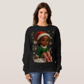 Funny 3D Cartoon Ugly Christmas Sweatshirt  (Vorne ganz)
