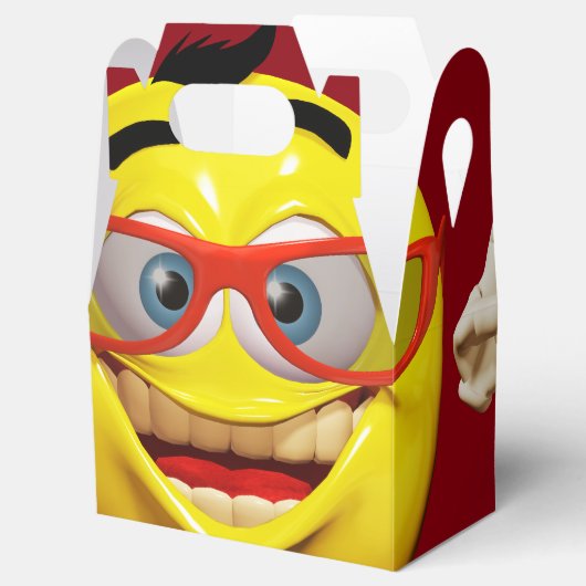 Funny 3d emoticon geschenkschachtel (Geöffnet)
