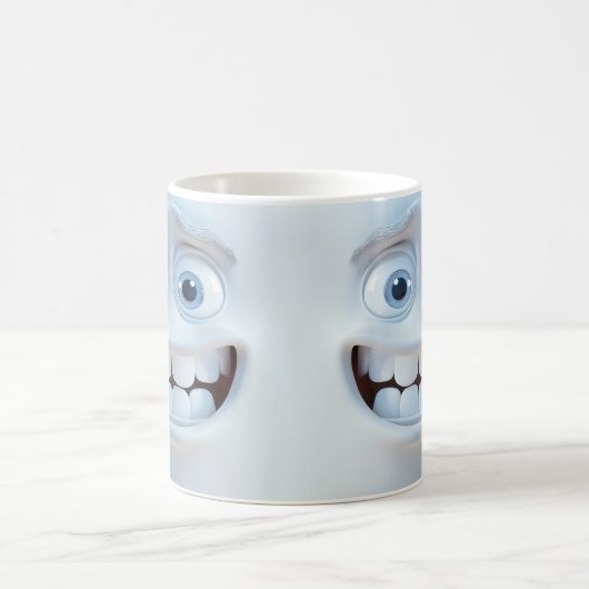 Funny 3D Face Kaffeetasse (Mittel)