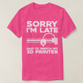 Funny 3D Printer Design for Men Women 3D Printing T-Shirt (Design vorne)