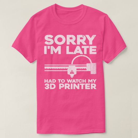 Funny 3D Printer Design for Men Women 3D Printing T-Shirt (Design vorne)