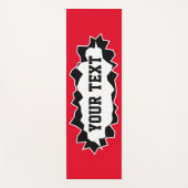 Funny 3D Yogmatte mit personalisiertem Namen oder  Yogamatte (Vorderseite)