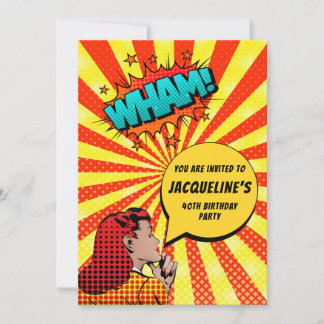 Funny 40. Geburtstag Einladung