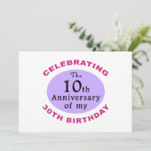 Funny 40. Geburtstag Gag Geschenke Karte (Stehend Vorderseite)