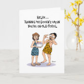 Funny 40. Geburtstag Gruß Karte (Gelbe Blume)