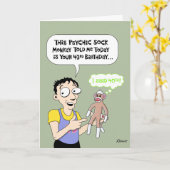 Funny 40. Geburtstag Karte (Gelbe Blume)