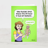 Funny 40. Geburtstag Karte (Vorderseite)