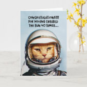 Funny 40. Geburtstag Karte (Gelbe Blume)