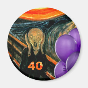 Funny 40. Geburtstag Magnet