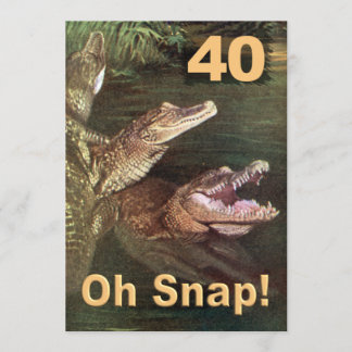 Funny 40. Geburtstag Party Einladungen