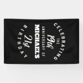 Funny 40. Geburtstag Personalisiert Banner (Horizontal)