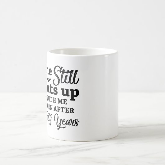 Funny 40. Hochzeitstag Kaffeetasse (Mittel)