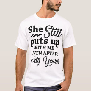 Funny 40. Hochzeitstag T-Shirt