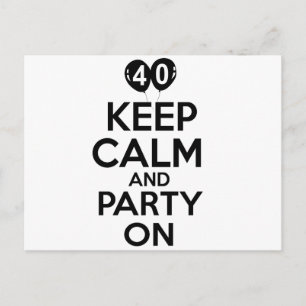 Funny 40 Jahre alt Designs Postkarte