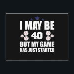 Funny 40th Birthday Baseball Fan 40 Year Old Birth Postkarte<br><div class="desc">Funny 40th Birthday Baseball Fan 40 Year Old Birth</div>