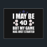 Funny 40th Birthday Baseball Fan 40 Year Old Birth Postkarte<br><div class="desc">Funny 40th Birthday Baseball Fan 40 Year Old Birth</div>