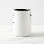 Funny 40th Birthday – Custom Name & Birth Year Tasse (Zentrum)