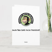 Funny 41. Geburtstag Karte (Rückseite)