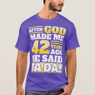 Funny 42. Geburtstag 42 Jahre Langschläfchen T-Shirt
