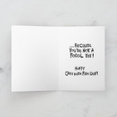 Funny 42. Geburtstag Karte (Innenseite)