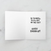 Funny 45. Geburtstag Karte (Innenseite)