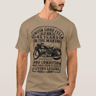 Funny 45 Years Old Biker Retro Style Classic Motor T-Shirt