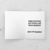 Funny 47. Geburtstag Karte (Innenseite)