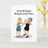 Funny 48. Geburtstagskarte für sie Karte (Gelbe Blume)