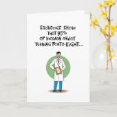 Funny 48. Geburtstagskarte Karte (Gelbe Blume)