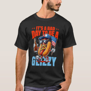 Funny 4. Juli Hot Dog Glizzy Hotdog Lover Kinder T-Shirt