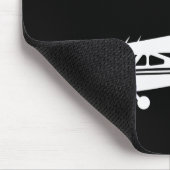 Funny "4 Wheels 2 Wings One Pilot" & Cool Cessna Mousepad (Ecke)