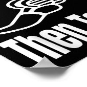 Funny 4x100 dann Tacos 100 Meter Relay Race Runner Poster (Ecke)