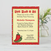 Funny 50. Geburtstag Einladungen (Stehend Vorderseite)